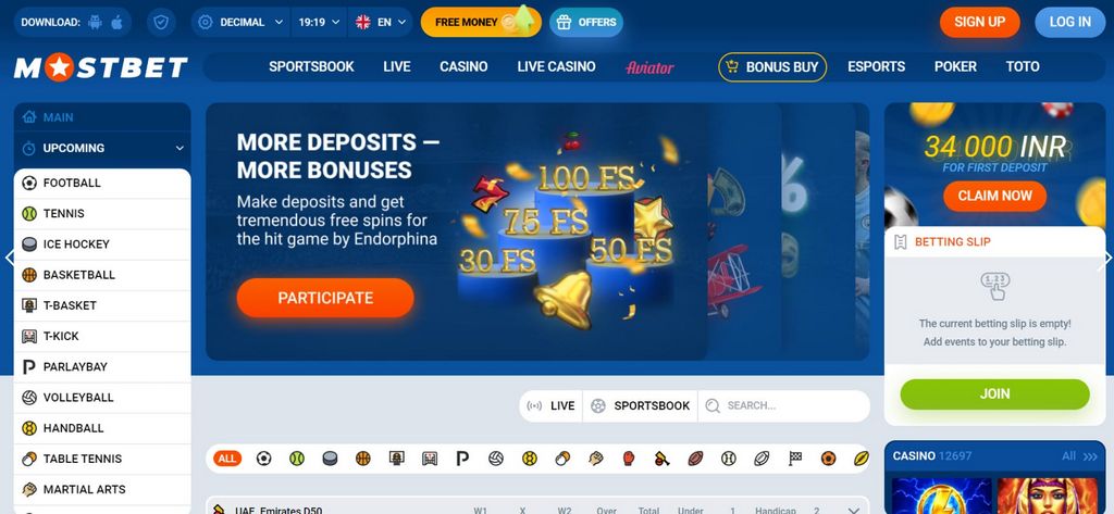 Jak zarejestrować się na stronie internetowej Mostbet?